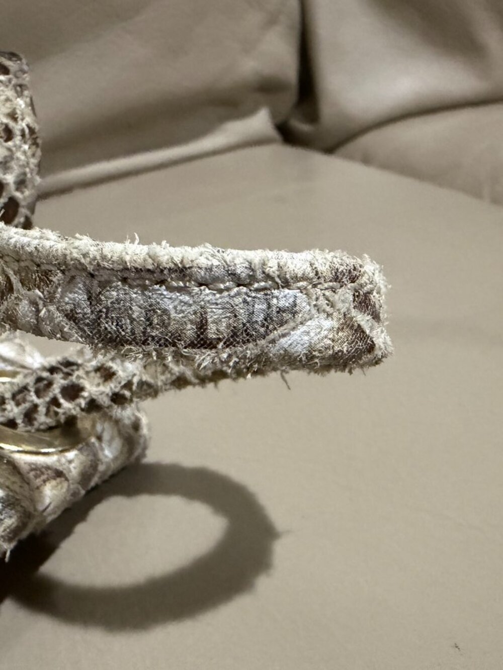 "House of Harlow 1960" Snakeskin Small Bucket Bag (Preowned) - Picture 7 of 8